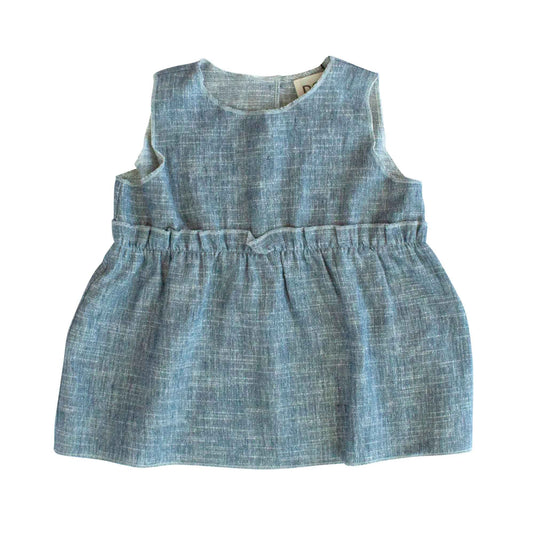 Vestido niña denim